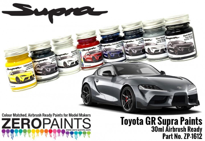 Boxart Toyota GR Supra Ice Grey Metallic  Zero Paints