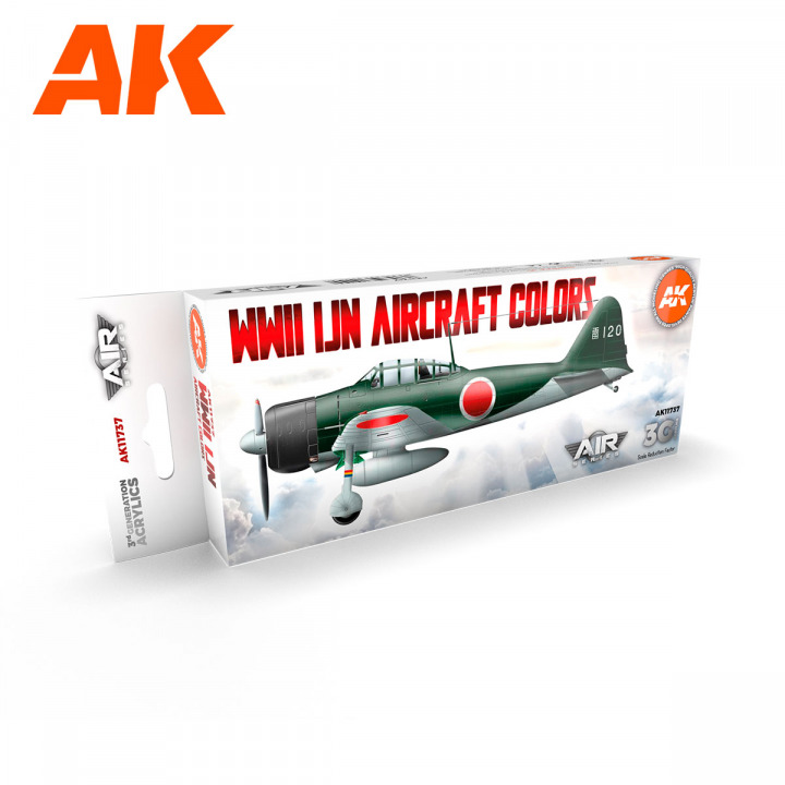 Boxart WWII IJN AIRCRAFT COLORS AK 11737 AK 3rd Generation - Air