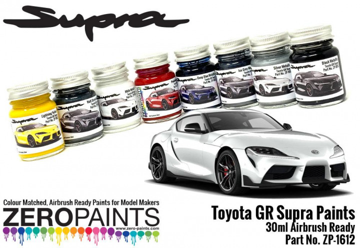 Boxart Toyota GR Supra Silver Metallic  Zero Paints