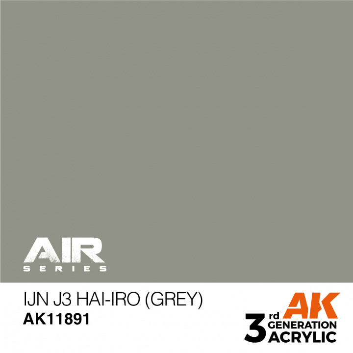 Boxart IJN J3 Hai-iro (Gris)  AK 3rd Generation - Air
