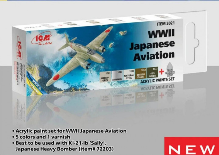 Boxart WWII Japanese Aviation for 72203  ICM