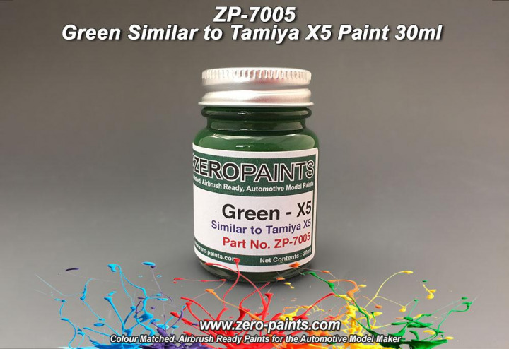 Boxart Green - Similar to Tamiya X5  Zero Paints