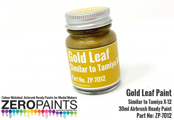 Boxart Gold Leaf - Similar to Tamiya X12  Zero Paints