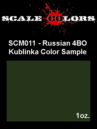 Boxart 4BO Green – Kubinka Sampled SCM011 Scale Colors