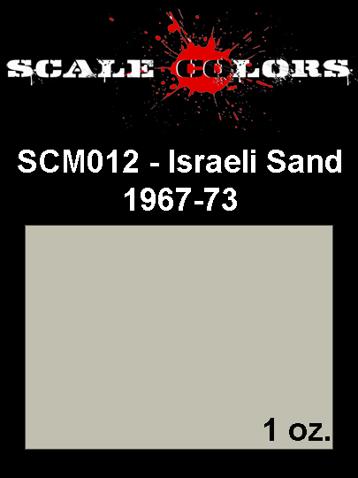 Boxart Israeli Sand 1967-73 SCM012 Scale Colors