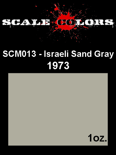 Boxart Israeli Sand Gray 1967-73 SCM013 Scale Colors