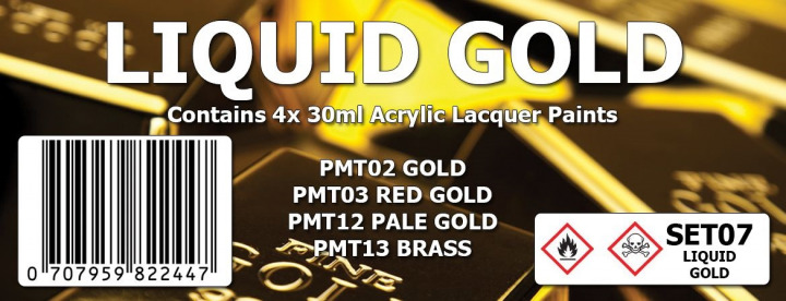 Boxart LIQUID GOLD Colour Set SET07 SMS