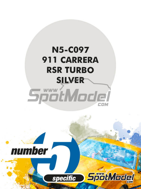 Boxart 911 Carrera RSR Turbo Silver  Number Five