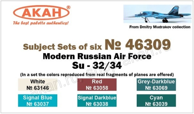Boxart Modern Russian Aviation SU-32/34  Akah