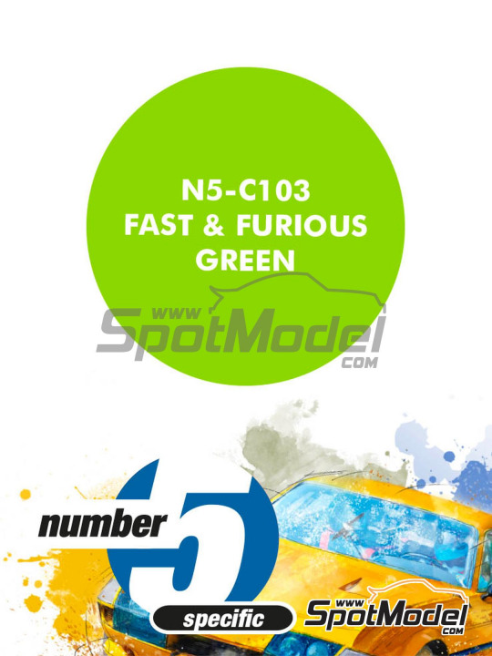Boxart Fast And Furious Green  Number Five