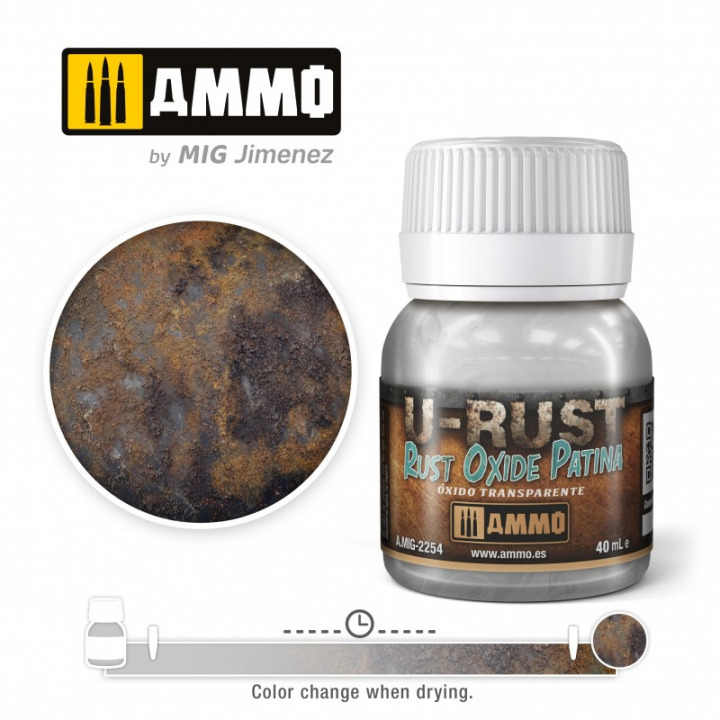 Boxart U-RUST Rust Oxide Patina  Ammo by Mig Jimenez