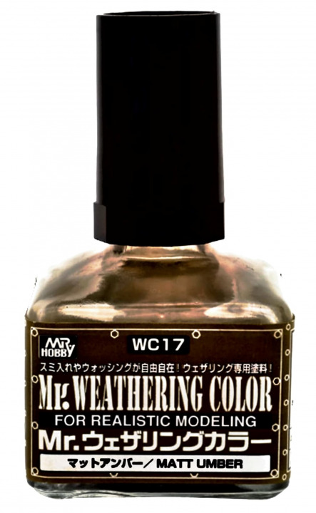 Boxart Mr. Weathering Color - Matt Umber  Mr. Weathering Color
