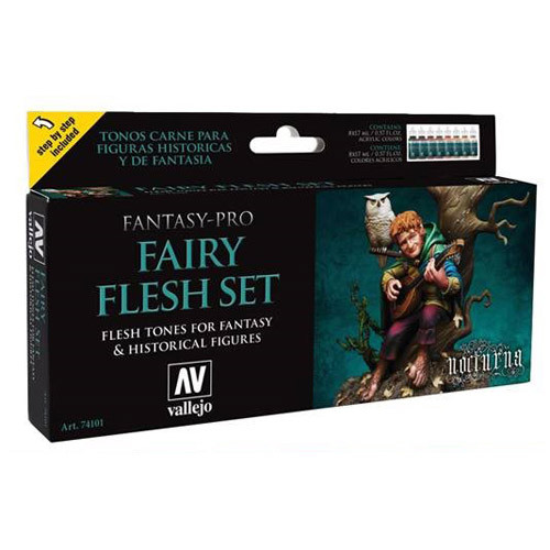 Boxart Fairy Flesh Set 74.101 Vallejo Fantasy Pro