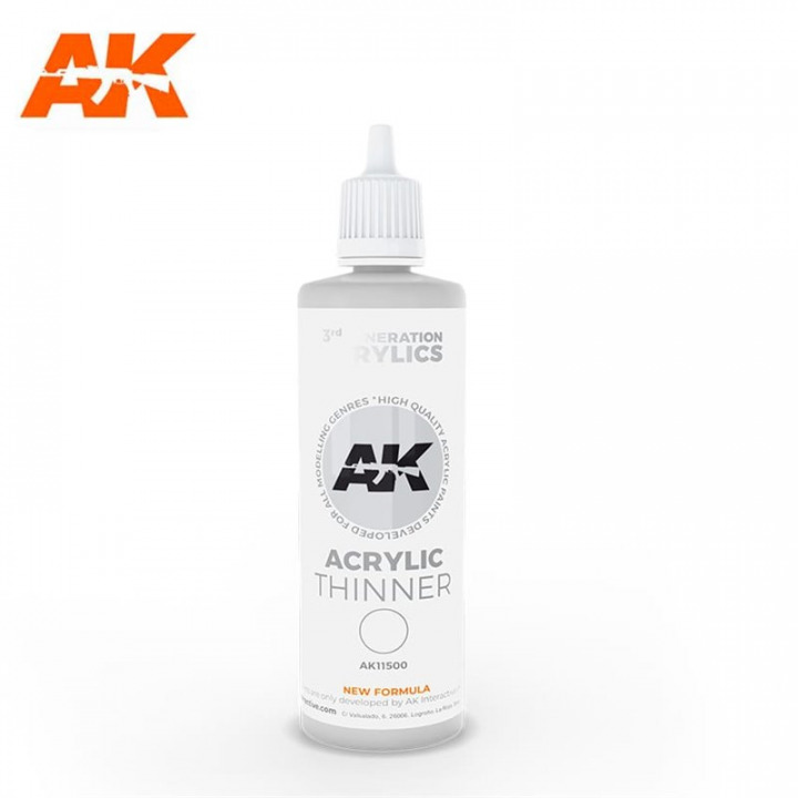 Boxart Acrylic Thinner AK 11500 AK 3rd Generation - General
