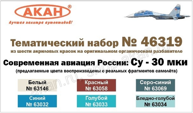 Boxart Modern Russian Aviation SU-30 MKI  Akah