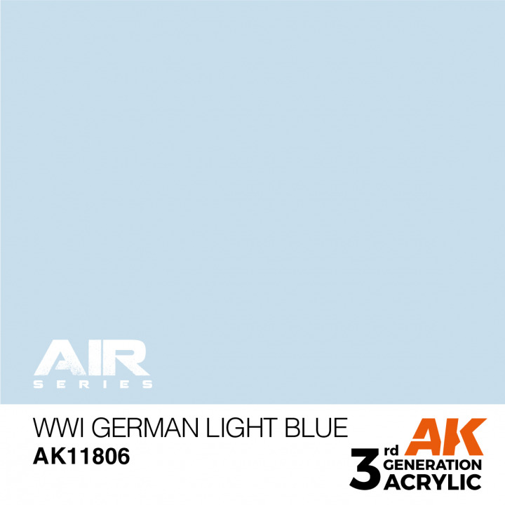 Boxart WWI German Light Blue  AK 3rd Generation - Air