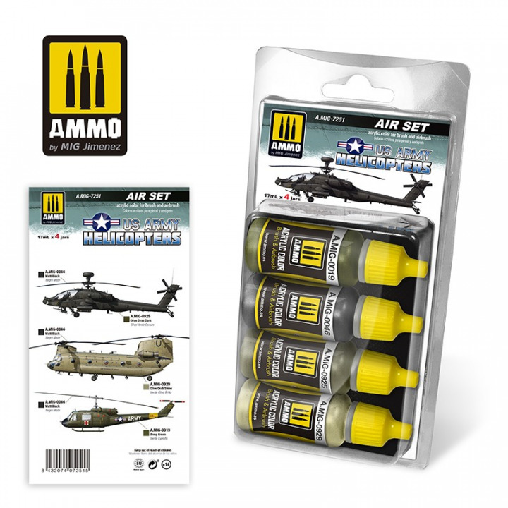 Boxart US Army Helicopters  Ammo by Mig Jimenez