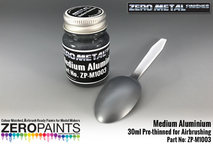 Boxart Medium Aluminium Paint - Zero Metal Finishes  Zero Paints