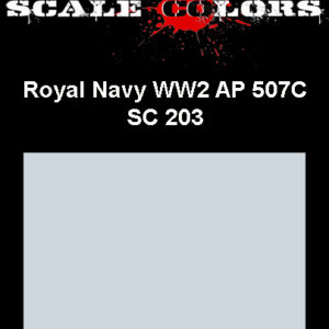Boxart Royal Navy AP507C SC203 Scale Colors