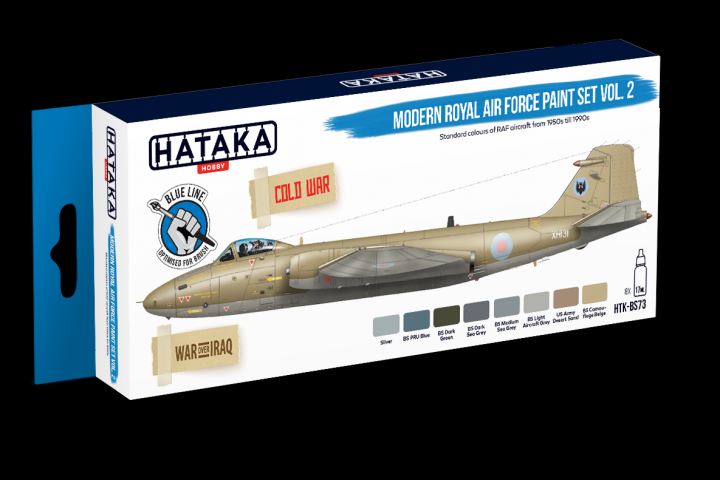 Boxart Modern Royal Air Force paint set vol. 2 HTK-BS73 Hataka Hobby Blue Line