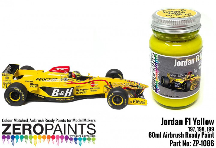 Boxart Jordan F1 Yellow -197,198,199  Zero Paints