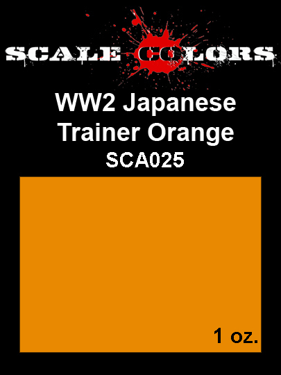 Boxart IJN/IJA Trainer Orange SCA025 Scale Colors