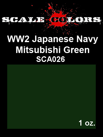 Boxart IJN Mitsubishi Green SCA026 Scale Colors