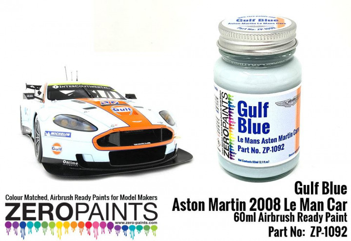 Boxart Aston Martin Le Mans Gulf Blue ZP-1092 Zero Paints