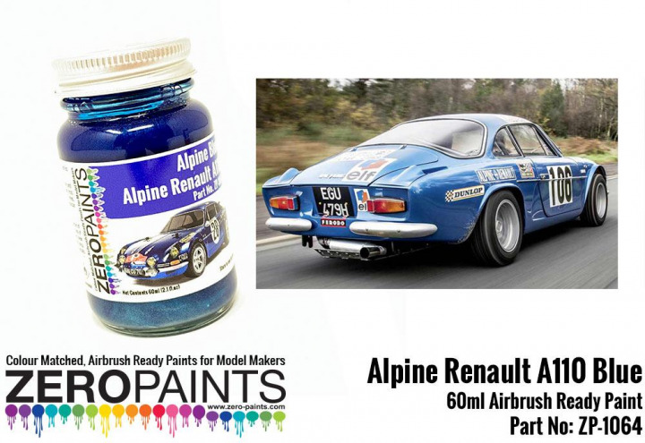 Boxart Alpine Renault A110 Blue  Zero Paints