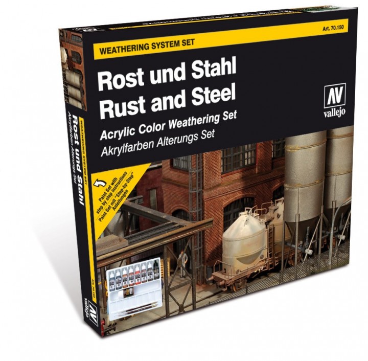 Boxart Rust and Steel 70.150 Vallejo Model Color