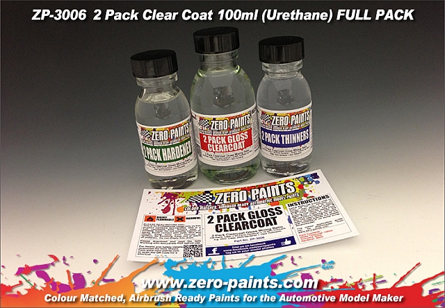 Boxart Gloss Clearcoat Set (2K Urethane)  Zero Paints