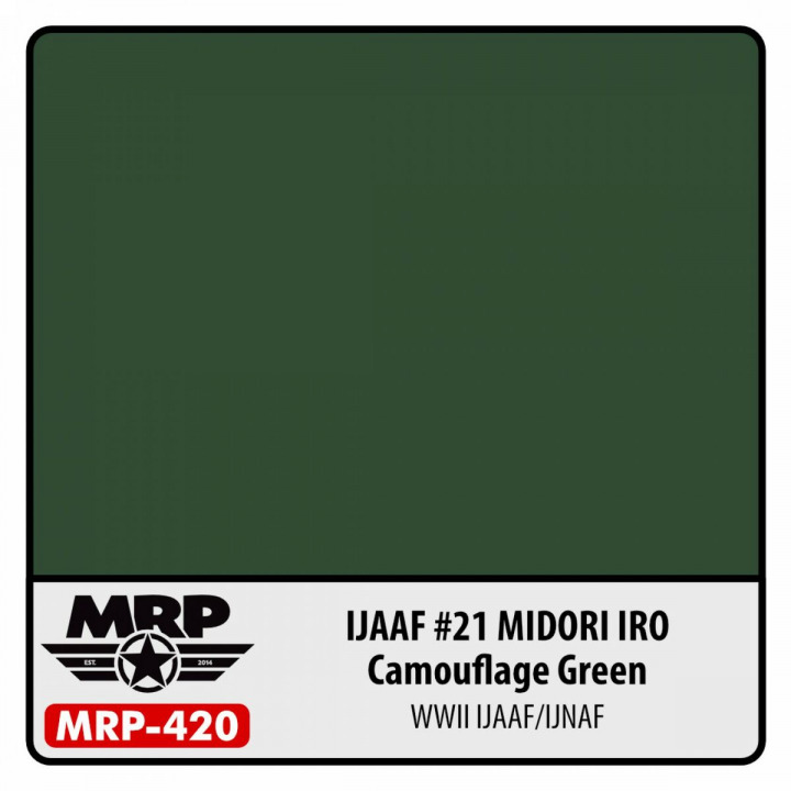 Boxart IJAAF #21 Midori Iro (Camouflage Green) (WWII IJAAF/IJNAF)  MR.Paint