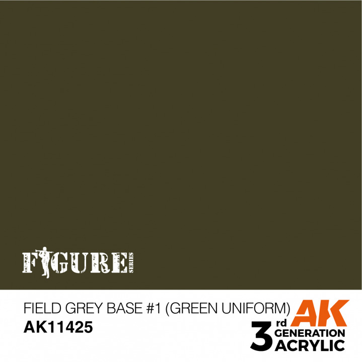 Boxart Field Grey Base #1 (Green Uniform)  AK 3rd Generation - Figure