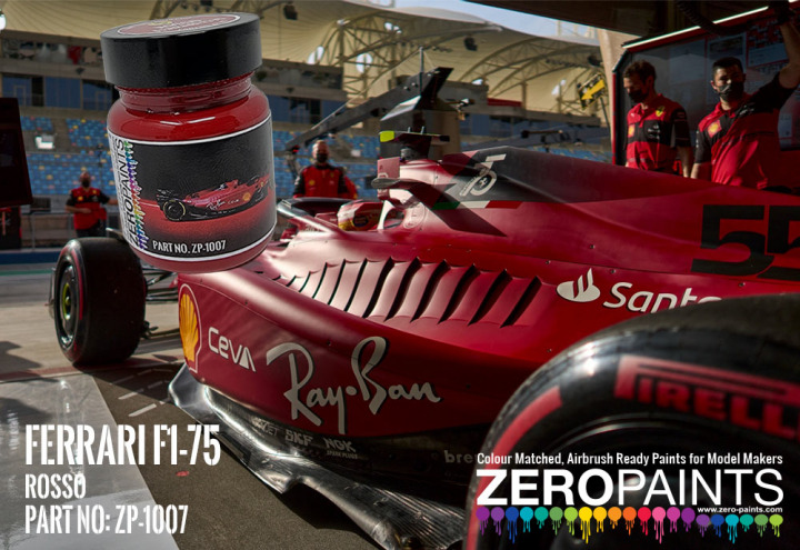 Boxart Ferrari F1-75 Rosso (2022 Formula One)  Zero Paints