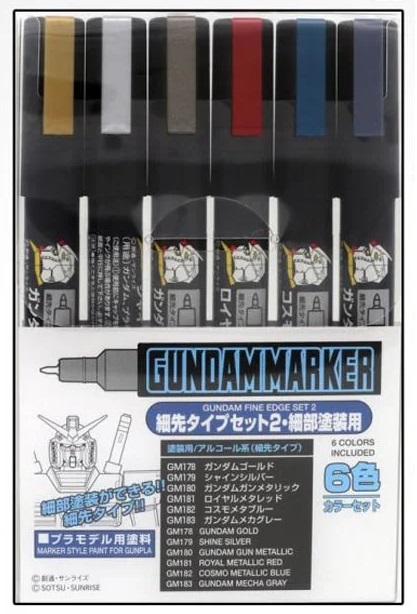 Boxart GUNDAM FINE EDGE SET 2 GSAMS126 Gundam Markers