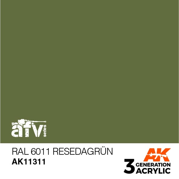 Boxart RAL 6011 Resedagrün  AK 3rd Generation - AFV