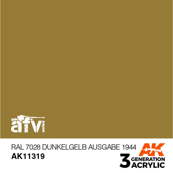 Boxart RAL 7028 Dunkelgelb Ausgabe 1944  AK 3rd Generation - AFV