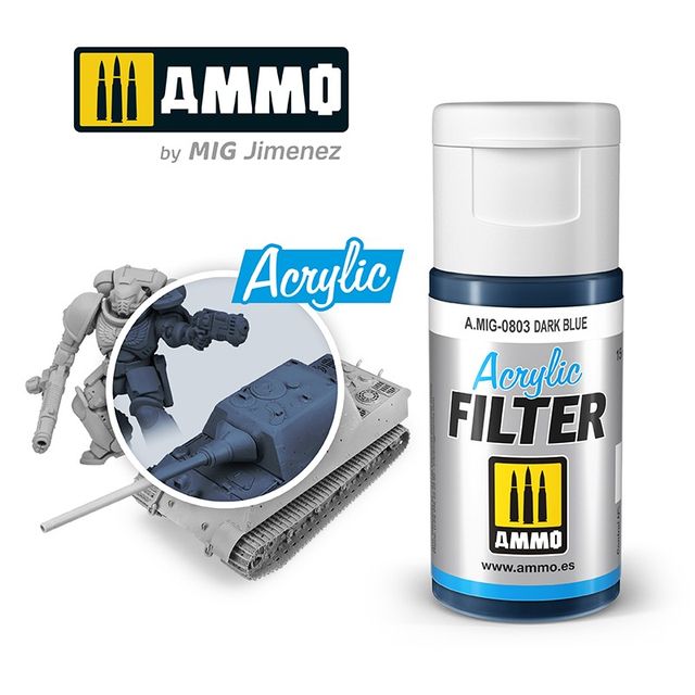 Boxart ACRYLIC FILTER Dark Blue  Ammo by Mig Jimenez