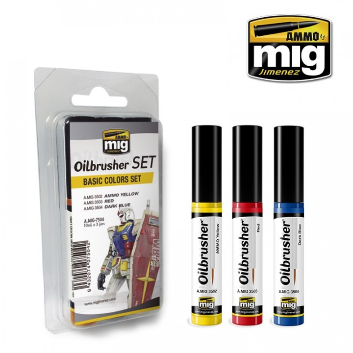 Boxart Oilbrusher - Basic Colors Set  Ammo by Mig Jimenez