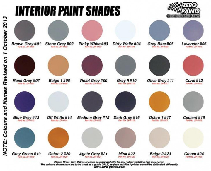 Boxart Interior Paints - Brown Grey  Zero Paints