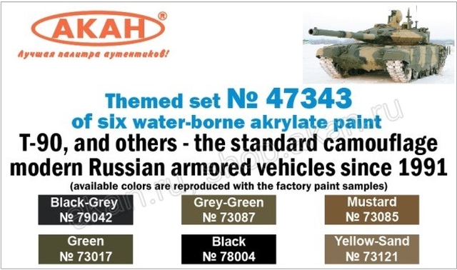 Boxart T-90 & Others, Russian Armour Since 1991  Akah
