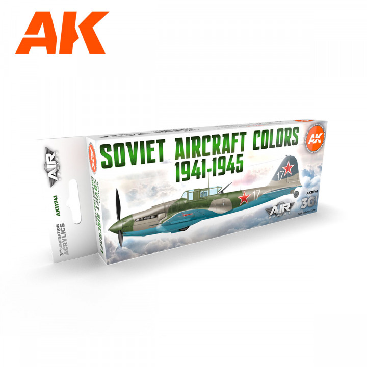 Boxart Soviet Aircraft Colors 1941-1945 AK 11741 AK 3rd Generation - Air