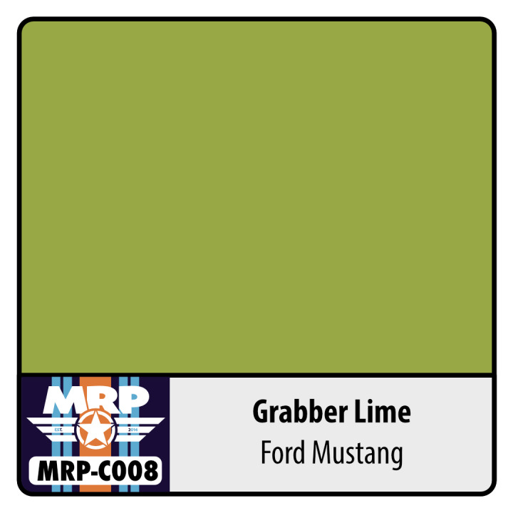 Boxart Grabber Lime - Ford Mustang  MR.Paint