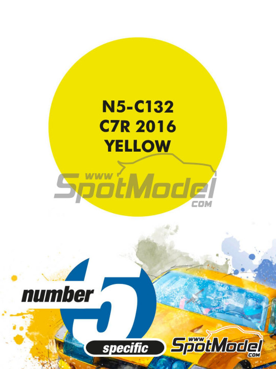 Boxart C7R 2016 Yellow  Number Five