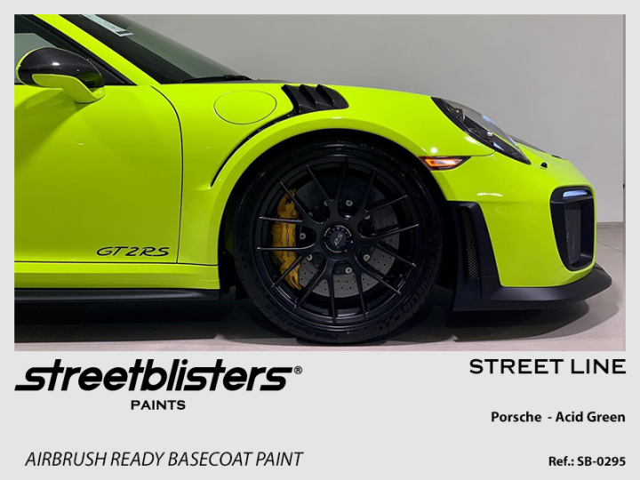 Boxart Porsche Acid Green  StreetBlisters Paints