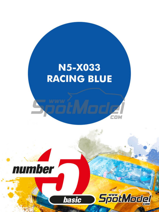Boxart Racing Blue  Number Five