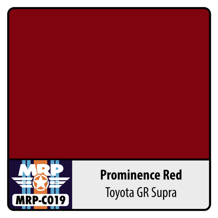 Boxart Prominence Red - Toyota GR Supra  MR.Paint