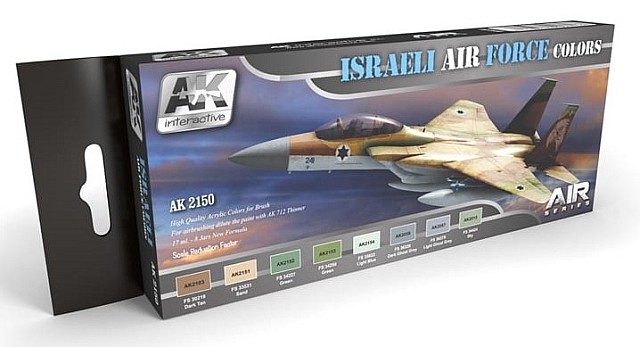 Boxart Israeli Air Force Colors  AK Interactive Air Series