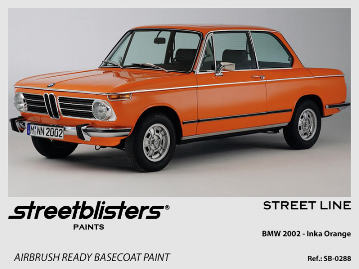Boxart BMW 2002 Inka Orange  StreetBlisters Paints