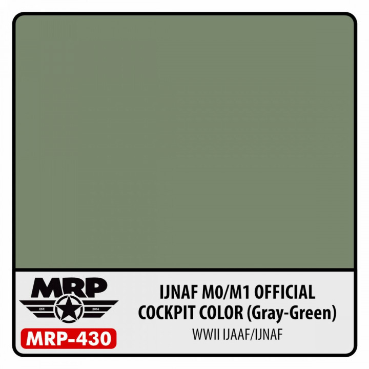 Boxart IJNAF M0/M1 Official Cockpit Color (Gray Green) (WWII)  MR.Paint